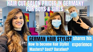 Hair Cut Prices in Germany| For boys and girls both|Salon in Germany 🇩🇪