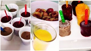 طريقه تحضير لاكلاص بالفواكه والبيسكوي للاطفال🍦🍦😋