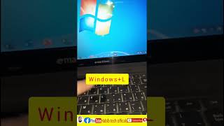 how to locked 🔐computer  shortcut# windows+L# how to switch user# how to# shortcut #