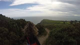 Caminho para a ponta de Howth - Dublin, Irlanda (Abril 2017)