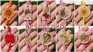 How to make simple and easy resin rakhi. Step by step resin rakhi tutorial. Diy resin rakhis .