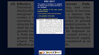 PHILIPPINE ELECTRICAL CODE 2017 - QUESTION AND ANSWERS-9 #shorts