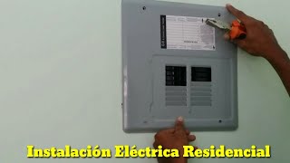 INSTALACIÓN ELÉCTRICA DE CAJA DE BREAKER