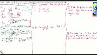 V26: Derivative quotient rule 1