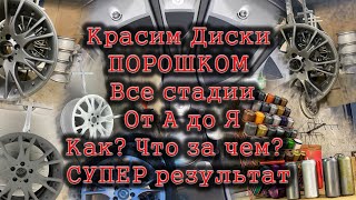 Cardan (Пескоструй и порошковый окрас Дисков, Что это и КАК? Полный процесс от А до Я)