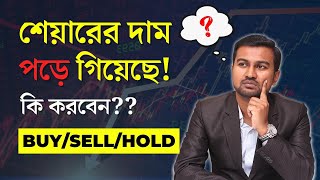 What to do if share price goes down| Investment Strategy in Share Market Correction | Prasenjit Paul