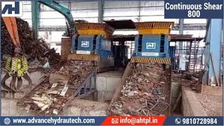 Metal Scrap Container Shear, TMT Bar, Saria Cutting/Shearing Machine, Metal Scissors Manufacturer