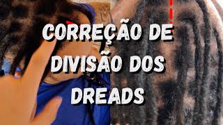 Dreadlocks corrigindo divisão