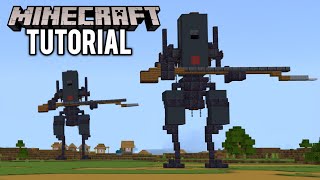 MINECRAFT : How To Build The Smialy Mech From Iron Harvest