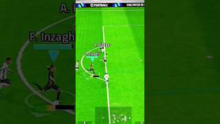 Inzaghi shook the opponent's goal #pesbox #efootball2024 #pes2021 #pesmobile #shorts