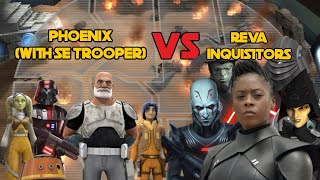 SWGOH - TW - Omi Phoenix vs Reva/Inquisitors