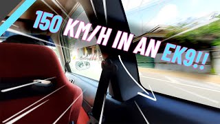 DOING 150 km/h IN A CIVIC EK9|| The Revved Up Motor show 2022