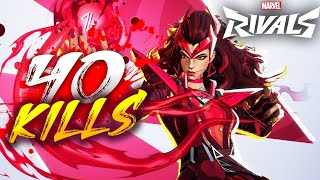 40 Kill Challenge with Scarlet Witch!! (Marvel Rivals)