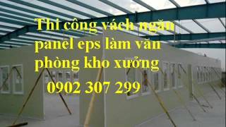 Tôn panel eps, vách panel eps, đơn vị thi công tôn panel eps