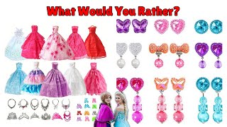 Elsa Frozen vs Disney Princess What Would You Rather Eps 4