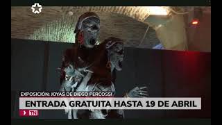 Reportaje exposición joyas Divina Comedia en el TD-2 de Telemadrid del viernes 24 de marzo de 2023.