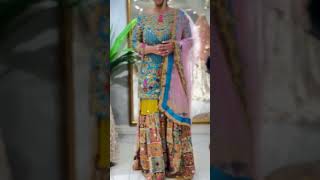 @sakshisindhi Bollywood designer Pakistani long suit Haldi mehending wedding special +919888799315