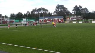 Gammelgården-Alvik 2-1-målet.