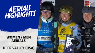 Duchaine and Vinecki come out victorious in Deer Valley | FIS Freestyle Skiing World Cup 23-24