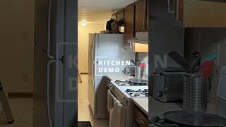 Kitchen Remodel With Zero Experience | Demo Process #kitchenremodel