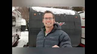 2022 Riverside RV Retro 190BH camper walkthrough with Dustin Hartleys RV