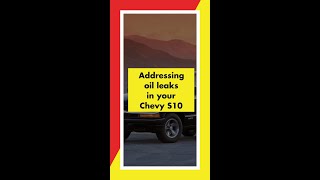 4 Areas To Tackling Oil Leaks In Your Chevrolet S10