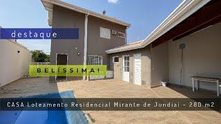 CASA LOTEAMENTO RESIDENCIAL MIRANTE DE JUNDIAI VENDA