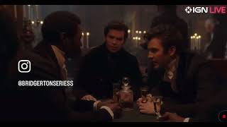 New Bridgerton men drinking clip