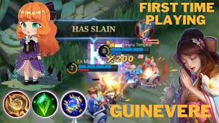 First Time Playing Guinevere!!! ✨️🩷 Guinevere Classic Gameplay #mlbb #mobilelegends #contentcreator