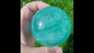 Blue-Green Fluorite Spheres