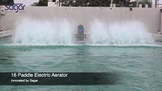 Electric 16 Paddle Long Arm Aerator