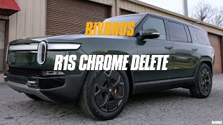 Rivian R1S Chrome Delete - Install Guide - RIVBROS