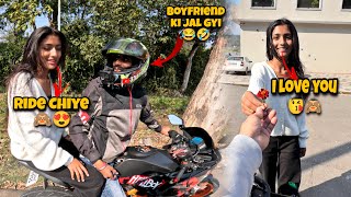 KTM LOVER CUTE GIRL INSULTED KAWASAKI ZX6R 2024 PART2 🤣 || SHE PROPOSED ME FRONT HIS BOYFRIEND 😍||