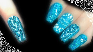 🧣 Sweater Weather 3D Nail Art | Dixie Stamping Plate