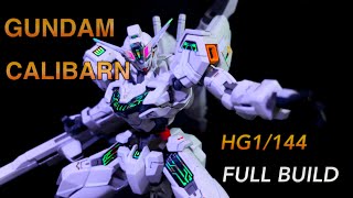 GUNDAM CALIBARN HG 1/144 Speed build fluorescent decals #gundamcalibarn #กันดั้ม #gundam #gunpla