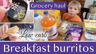 Low Carb Breakfast Burrito | Grocery Haul | Sunday Vlog | Mobile Home Living