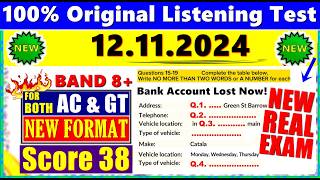 IELTS LISTENING PRACTICE TEST 2024 WITH ANSWERS | 12.11.2024