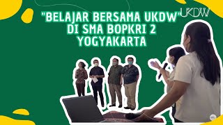 Seminar Belajar bersama UKDW di SMA Bopkri 2 Yogyakarta