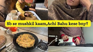 How do I manage my daily routine | how i keep myself engaged into household | Achi Bahu Kese bnen?🌸