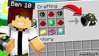 Crafting Ben 10 Omnitrix In Minecraft!