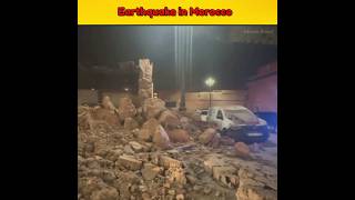 Earthquake in Morocco😨 | Morocco Earthquake #shorts #shortsfeed #earthquake