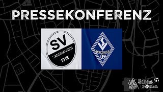 🔴 RE-LIVE: Pressekonferenz vor dem Spiel SV Sandhausen - SV Waldhof Mannheim