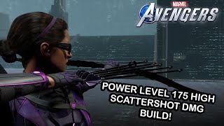 Marvel's Avengers - SCATTERSHOT RIPS! KATE BISHOP POWER LEVEL 175 HIGH RANGED/SCATTERSHOT BUILD!