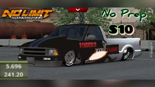 No Limit Drag Racing 2.0: No Prep 5.6 Second S10 (Update 1.8.4)