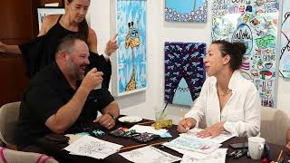 Adult Art Class at The Welzie Art Gallery - Maui Hawaii