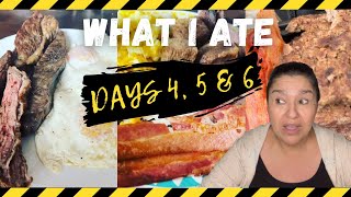 WHAT I ATE ON THE BBBE CHALLENGE Days 4-6 | Keto Vlog | Health and Weightloss Journey