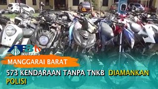 573 Kendaraan Tanpa TNKB Diamankan Polisi