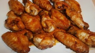 Alitas de Pollo con Miel al Horno # 38 / Chicken wings with honey baked