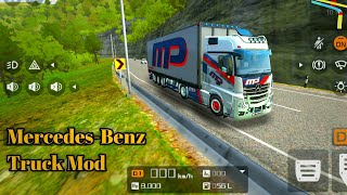 Mercedes Benz Truck Mod For Bussid | BUS Simulator Indonesia |Mercedes benz Truck mod| vidman gamer