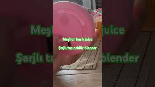 Meşhur fresh juice kutu açılımı.Birlikte inceleyelim#smoothie #blender #freshjuice #içecektarifleri